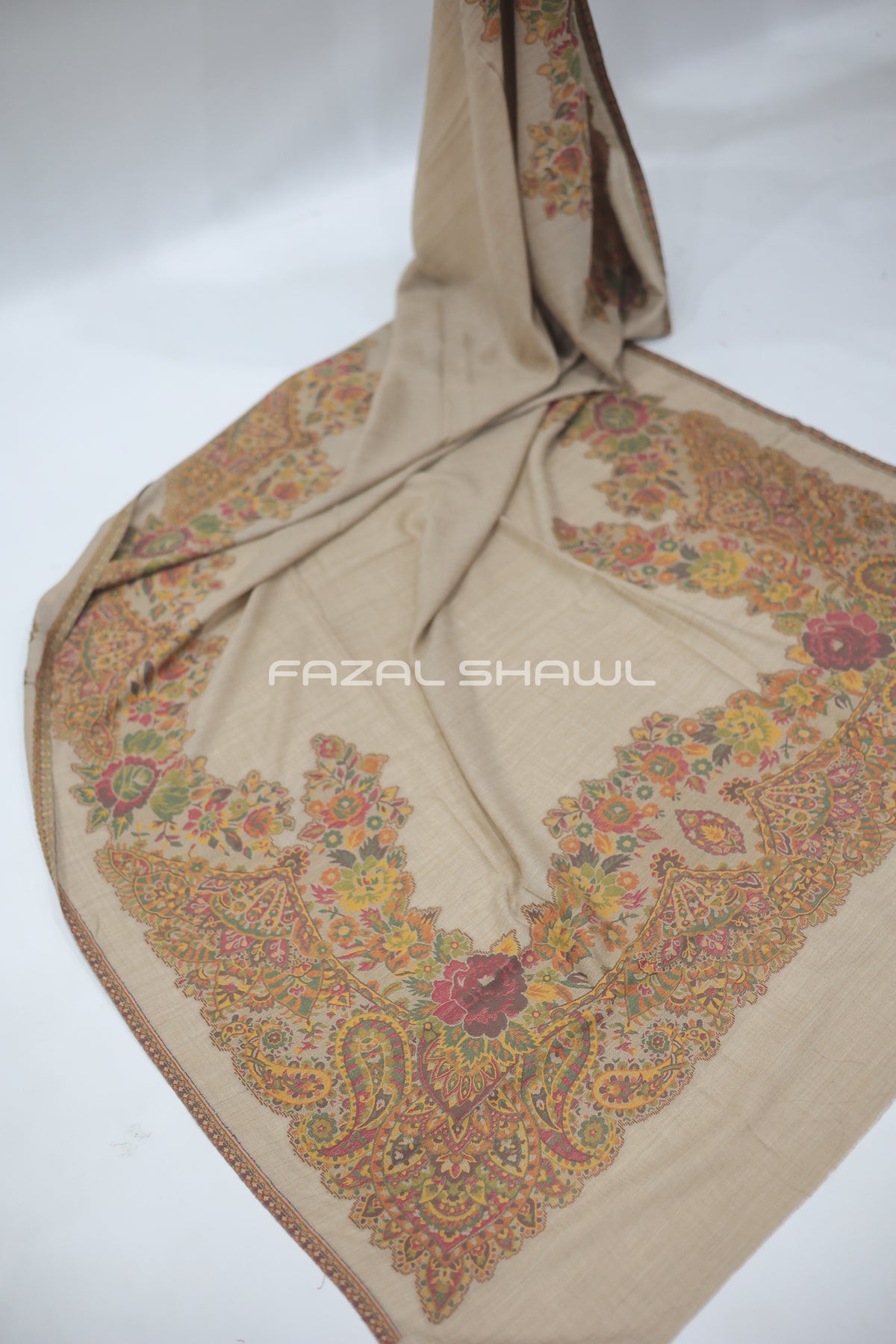 PASHMINA KAANI 4 SIDE BORDER
