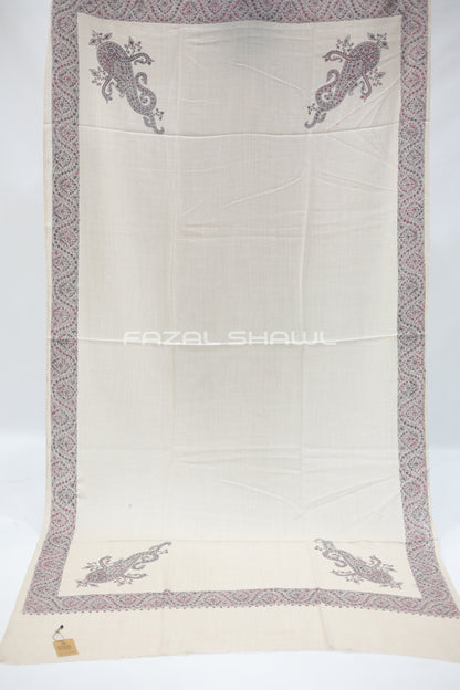 PK PASHMINA CARRY 4 SIDE BDR HANDMADE