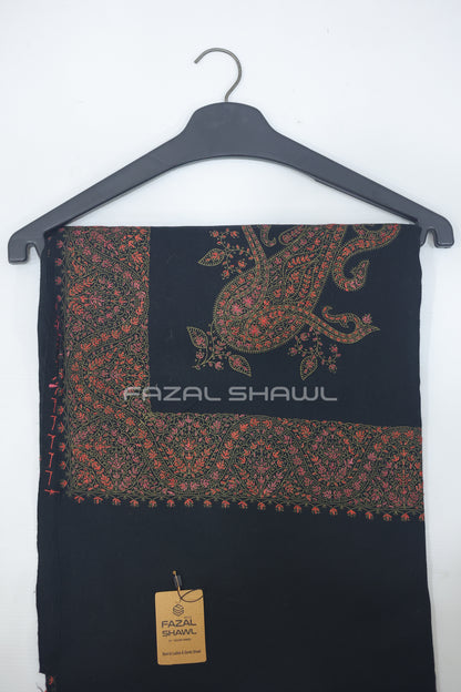 PK PASHMINA CARRY 4 SIDE BDR HANDMADE