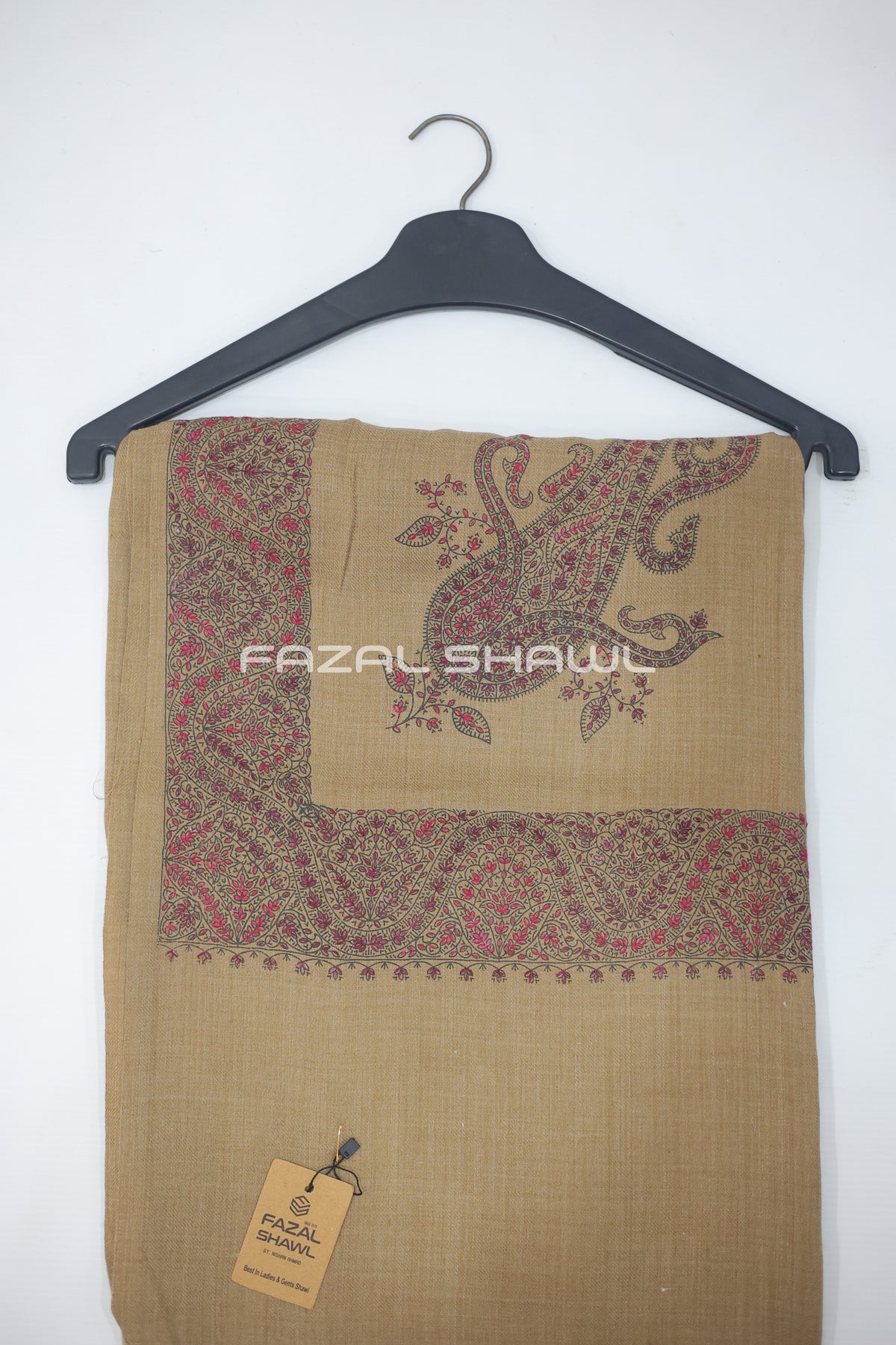 PK PASHMINA CARRY 4 SIDE BDR HANDMADE