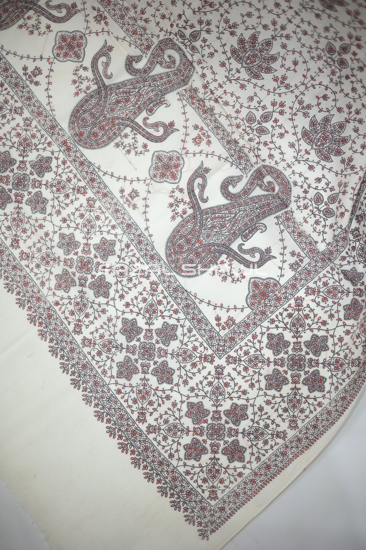 PK PASHMINA JAAAL FOLWER WITH CARRY