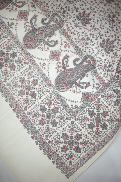 PK PASHMINA JAAAL FOLWER WITH CARRY