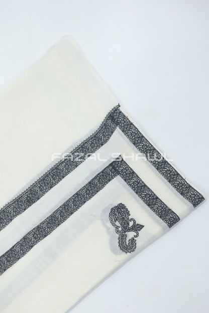 PASHMINA DOUBLE BDR WITH KINGRI
