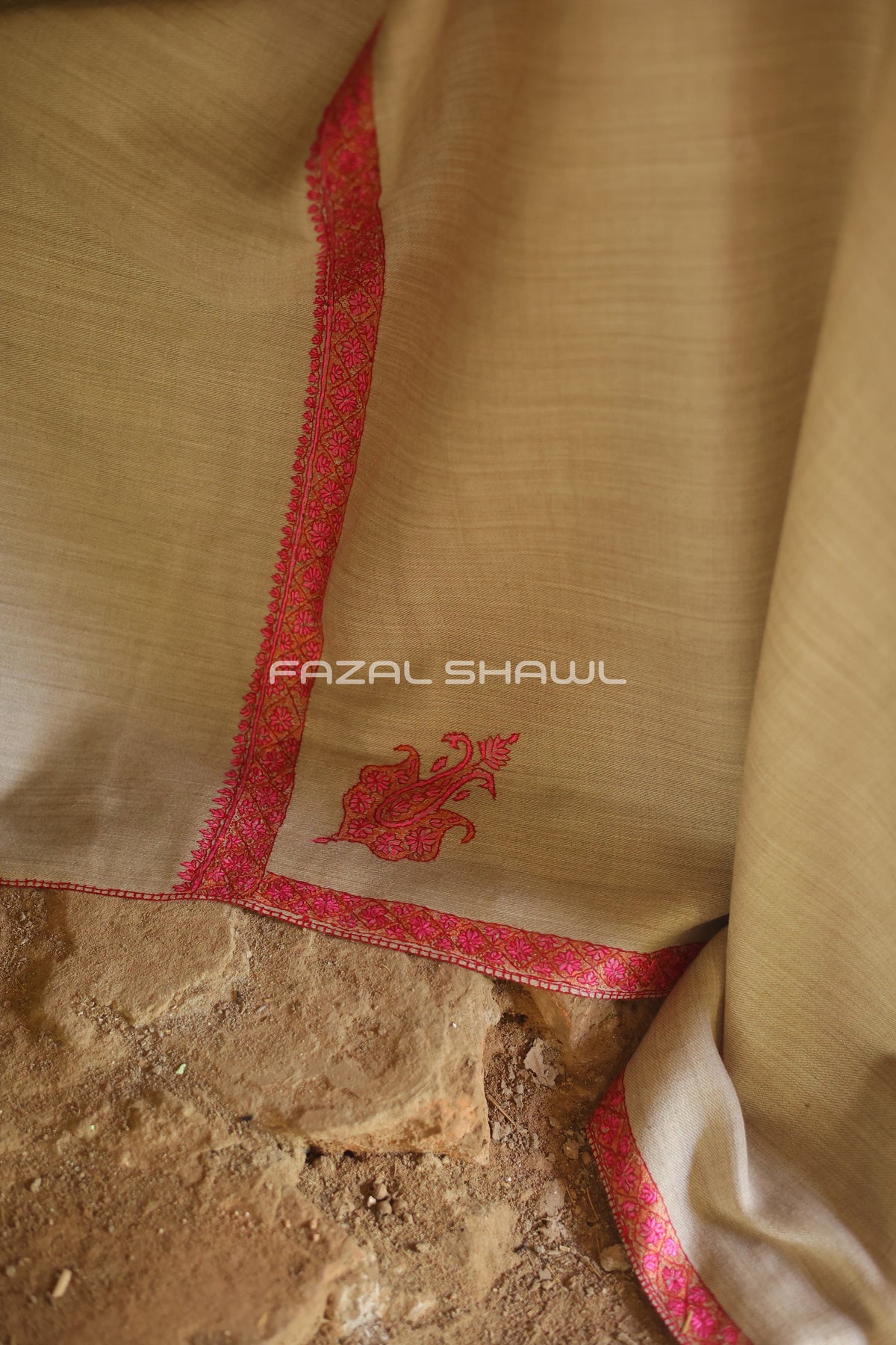 HANDMADE 4 SIDE KINGRI  BORDER PURE